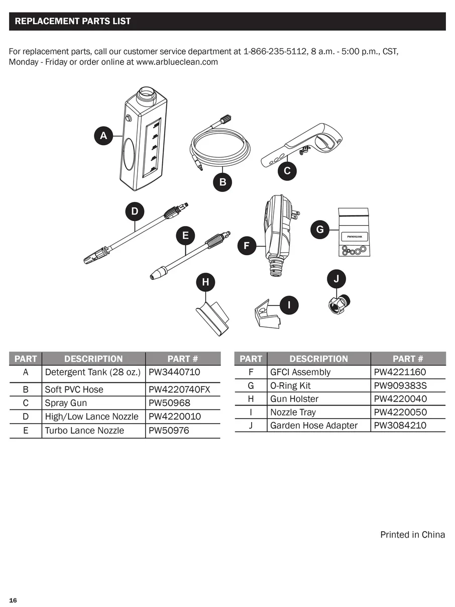 AR BLUE CLEAN, AR381, IPL.16